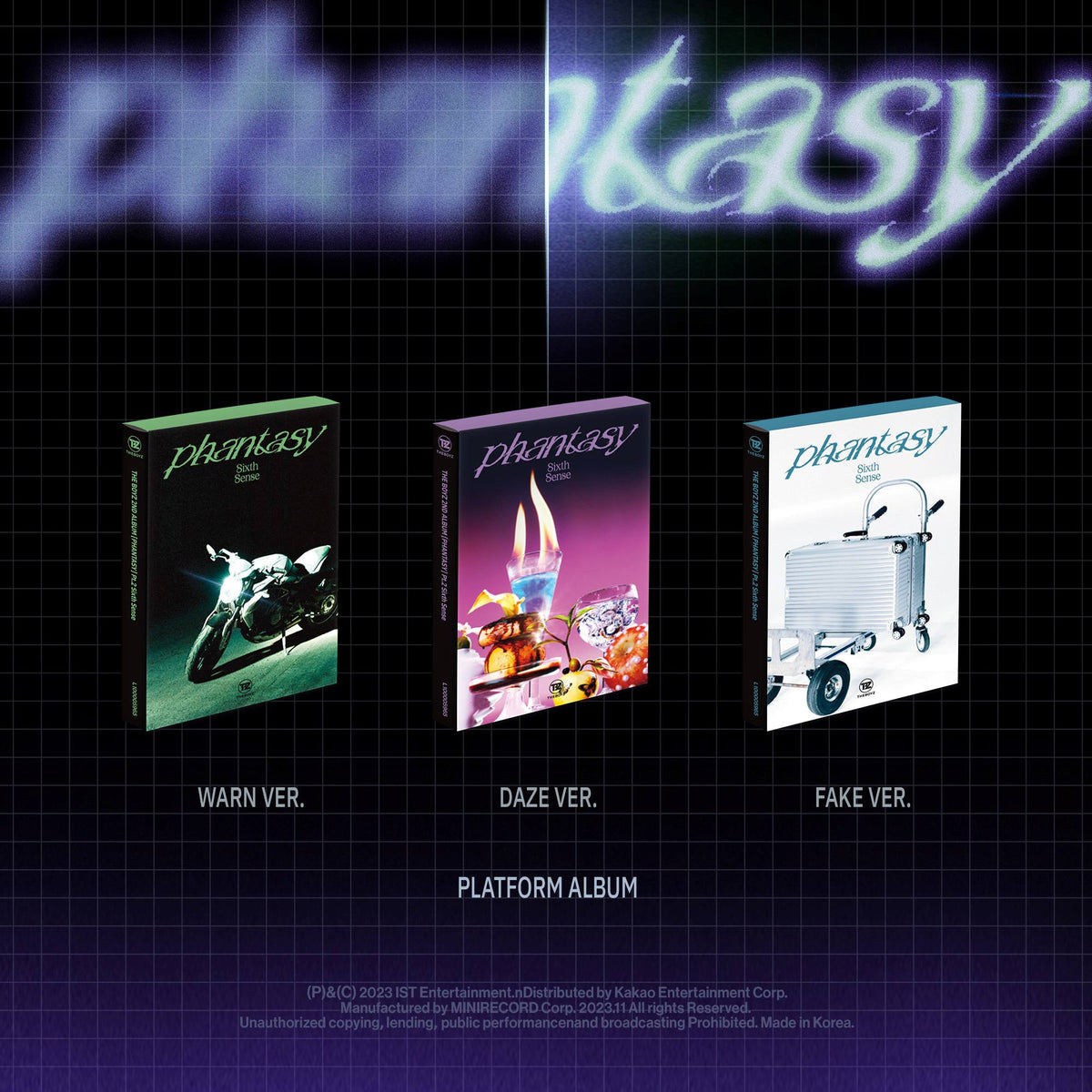 THE BOYZ | 더보이즈 | 2nd Full Album [PHANTASY] PT.2 SIXTH SENSE Platform Ver