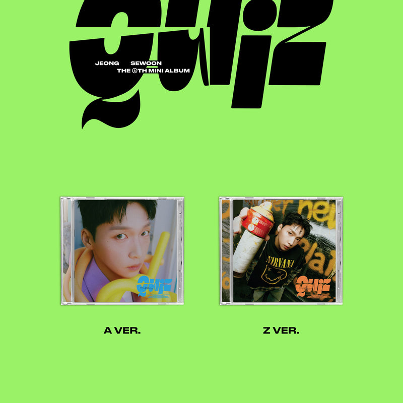 JEONG SEWOON | 정세운 | 6th Mini Album [ QUIZ ] Jewel Case Ver