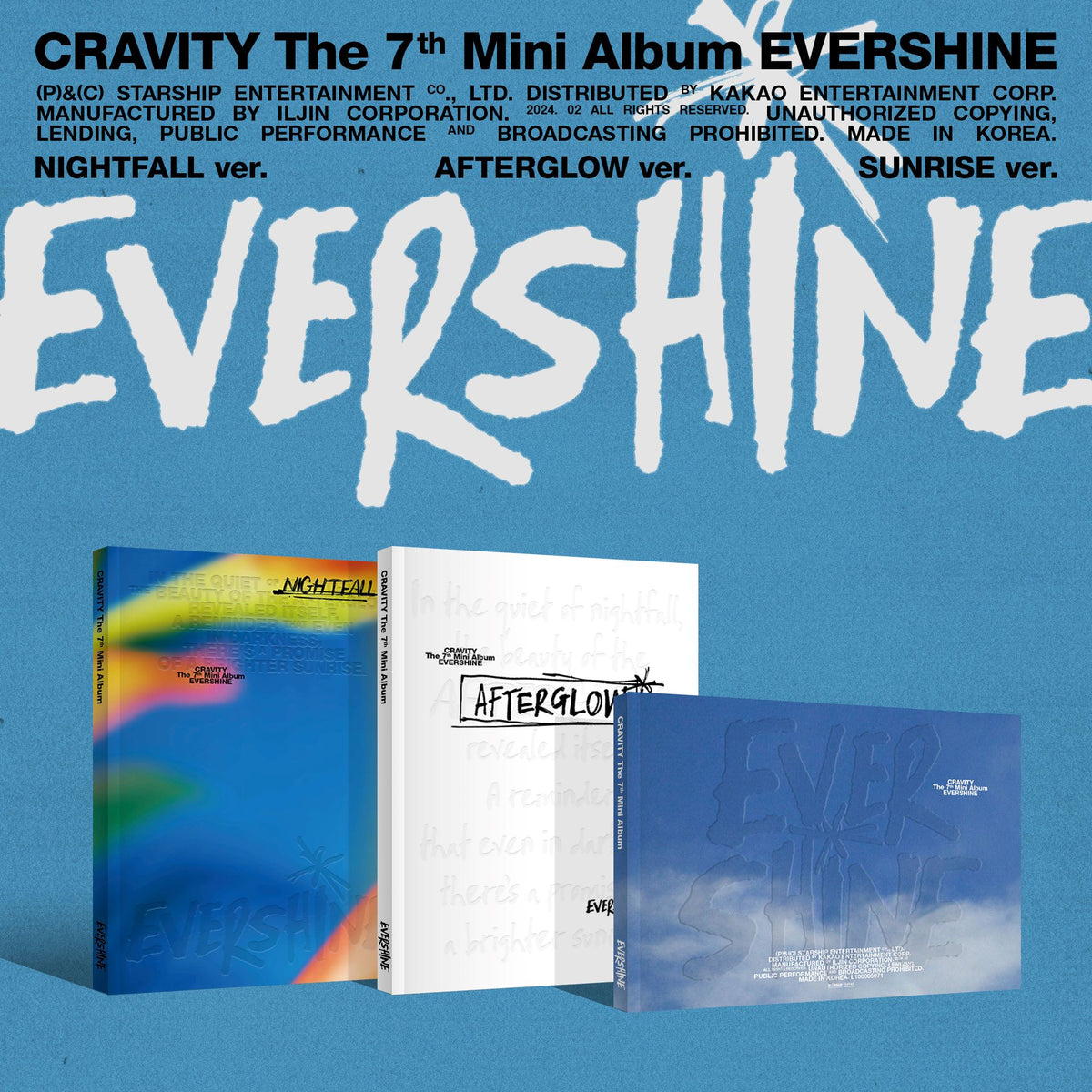CRAVITY | 크래비티 | 7th Mini Album [ EVERSHINE ]