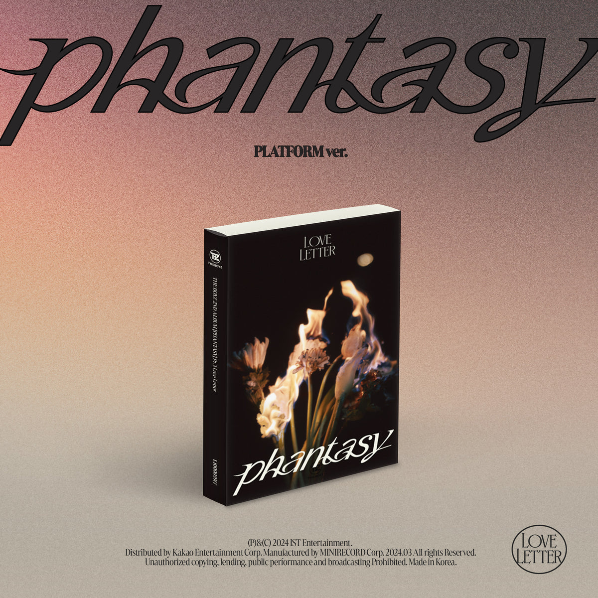 THE BOYZ | 더보이즈 | 2nd Full Album [PHANTASY] PT.3 LOVE LETTER Platform Ver
