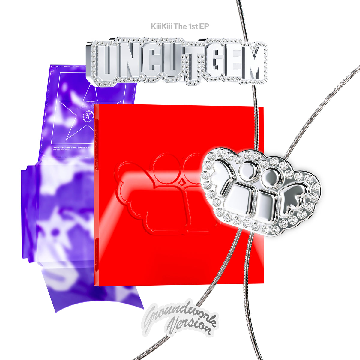 KIIIKIII | 키키 | 1st Mini Album [ UNCUT GEM ] Groundwork Ver (Limited Edition)
