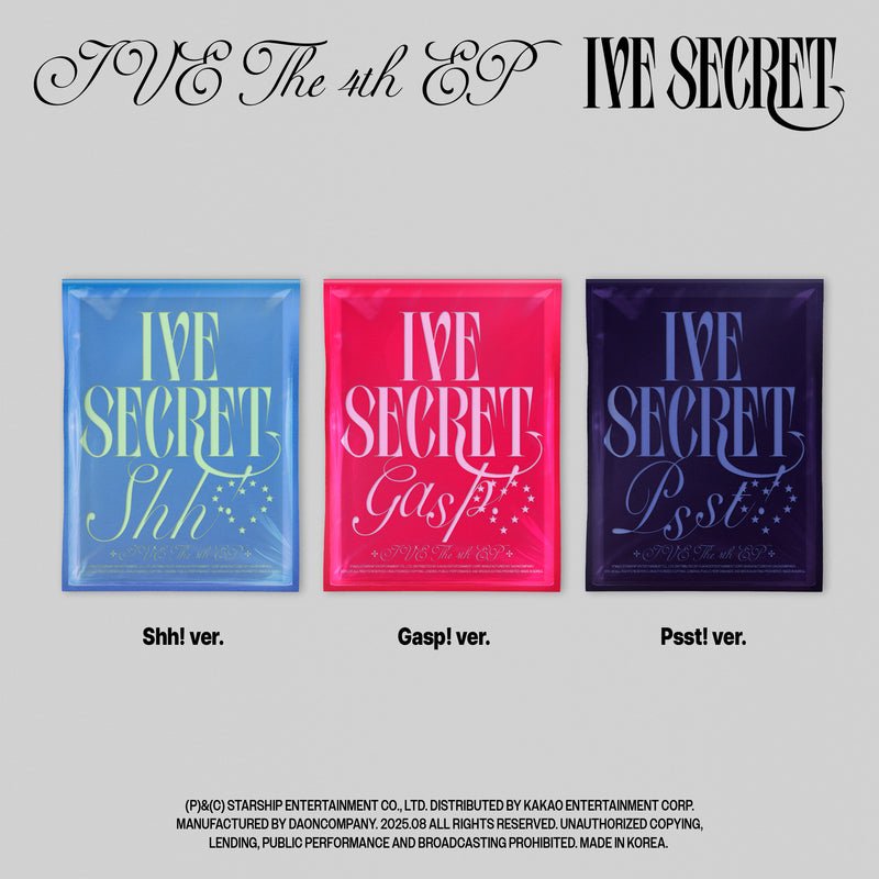 IVE | 아이브 | 4th Mini Album [ IVE SECRET ]