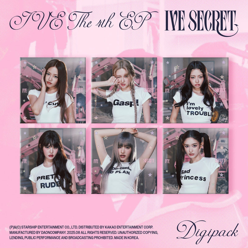 IVE | 아이브 | 4th Mini Album [ IVE SECRET ] Digipack Ver