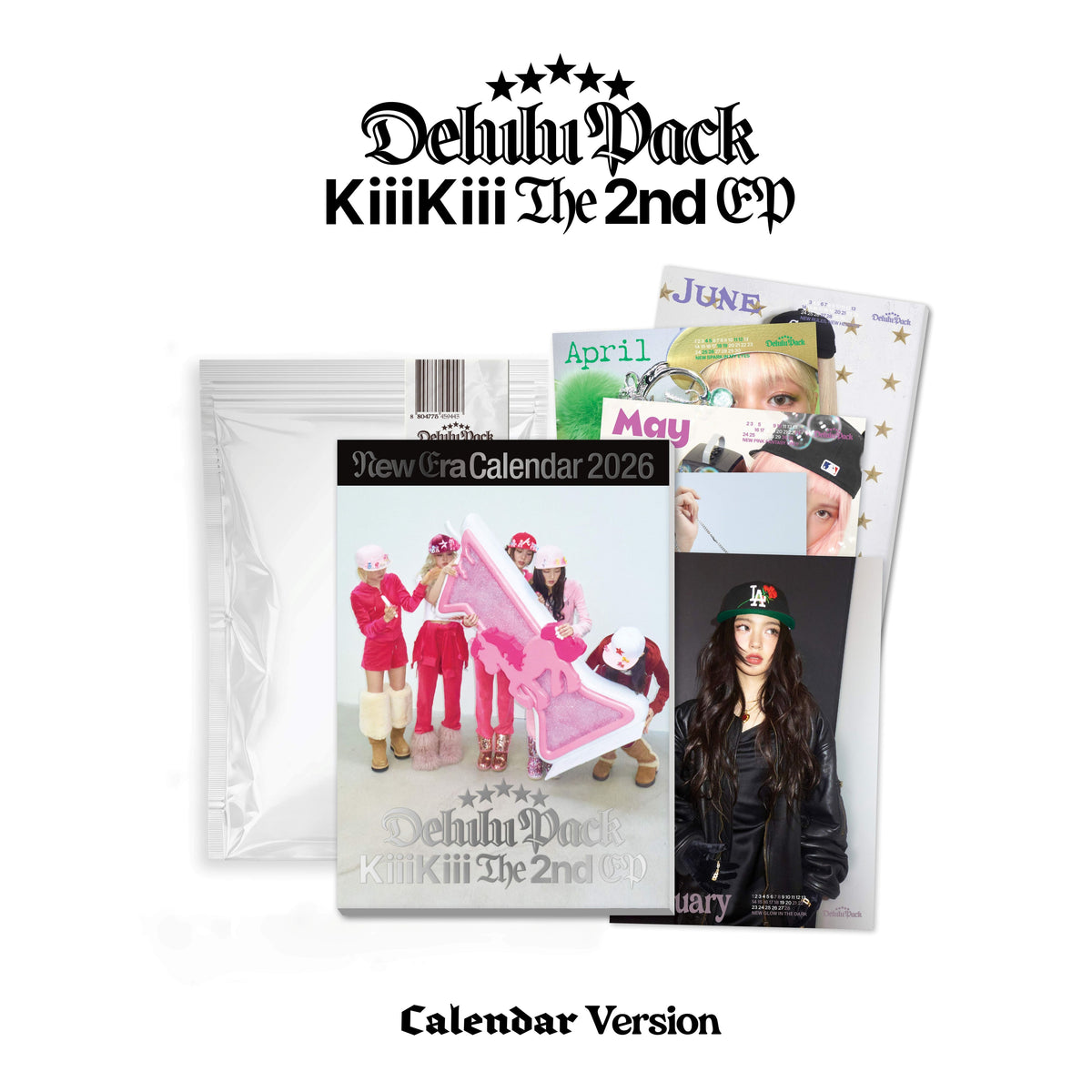 KIIIKIII | 키키 | 2nd EP [ DELULU PACK ] Calendar Ver