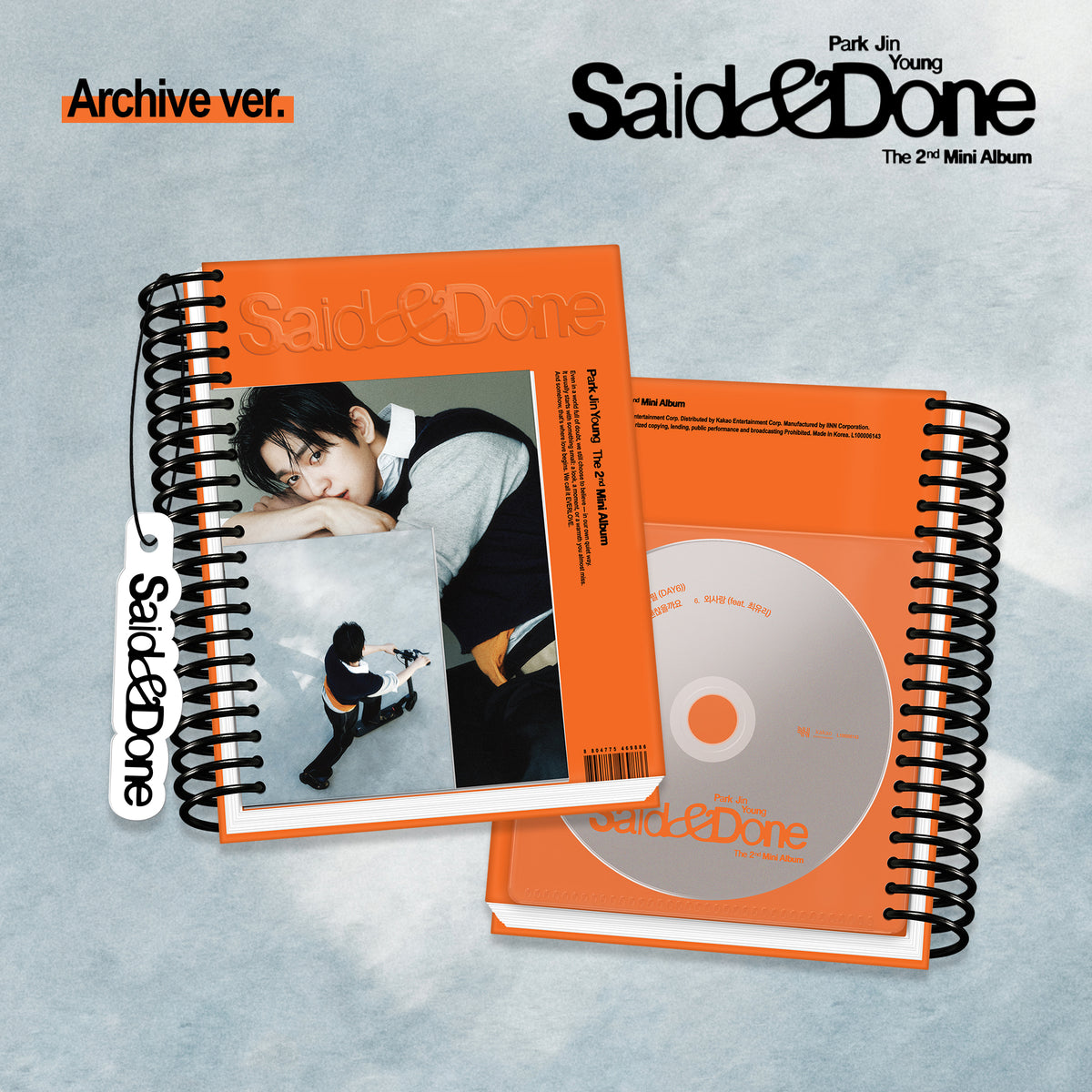PARK JINYOUNG | 박진영 | 2nd Mini Album [ SAID & DONE ] Archive Ver