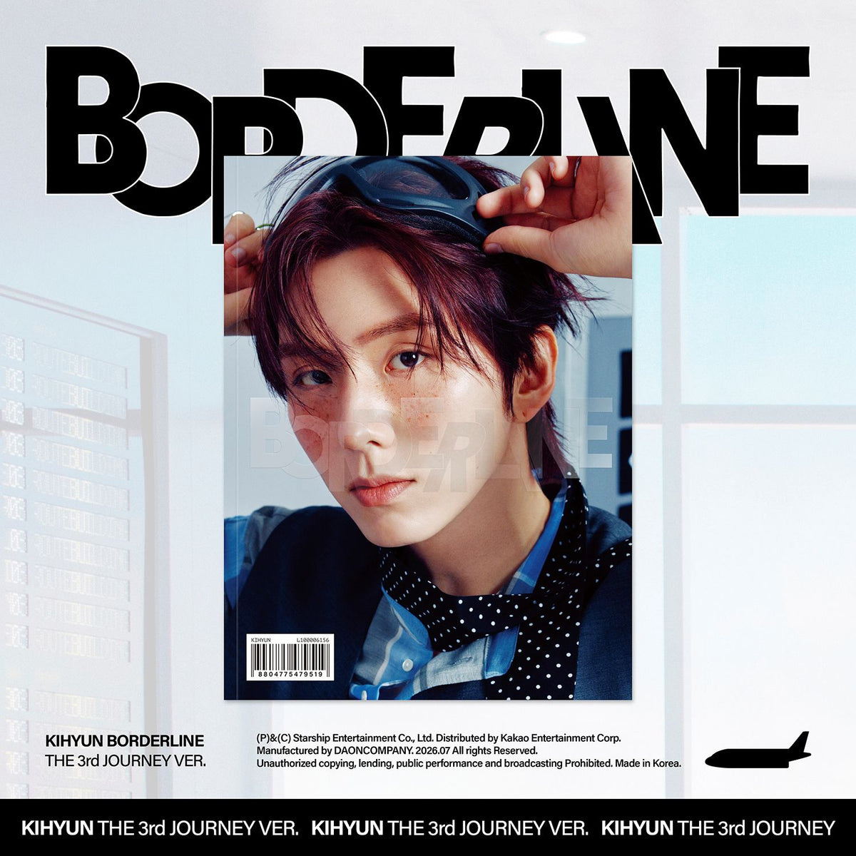 KIHYUN | 기현 | EP Album [ BORDERLINE ] The 3rd Journey Ver