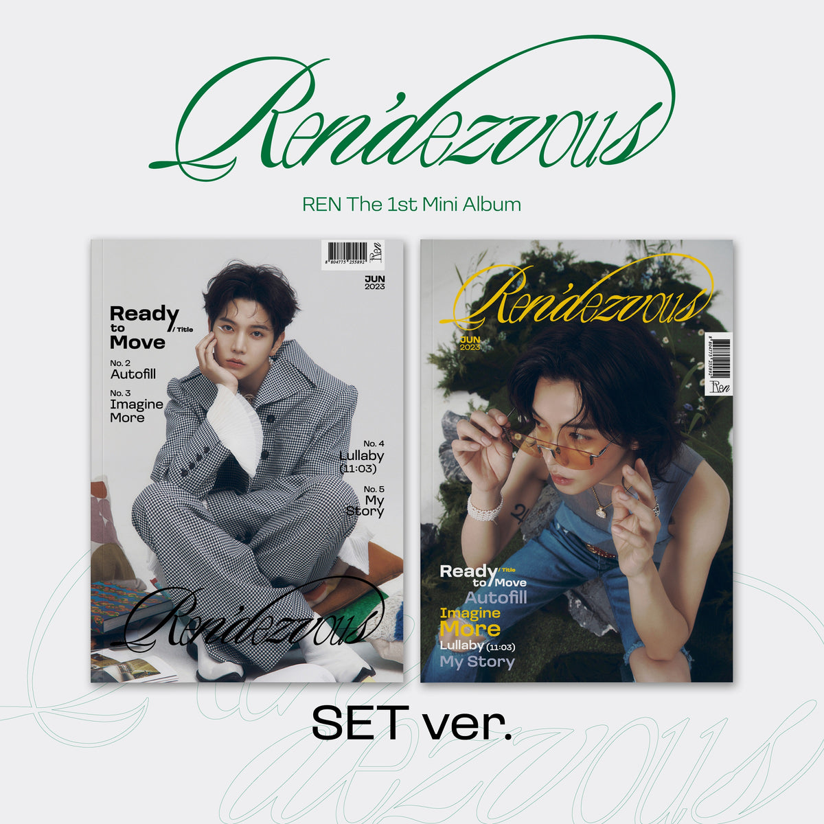 REN | 렌 | 1st Mini Album [Ren'dezvous] (Photobook ver)