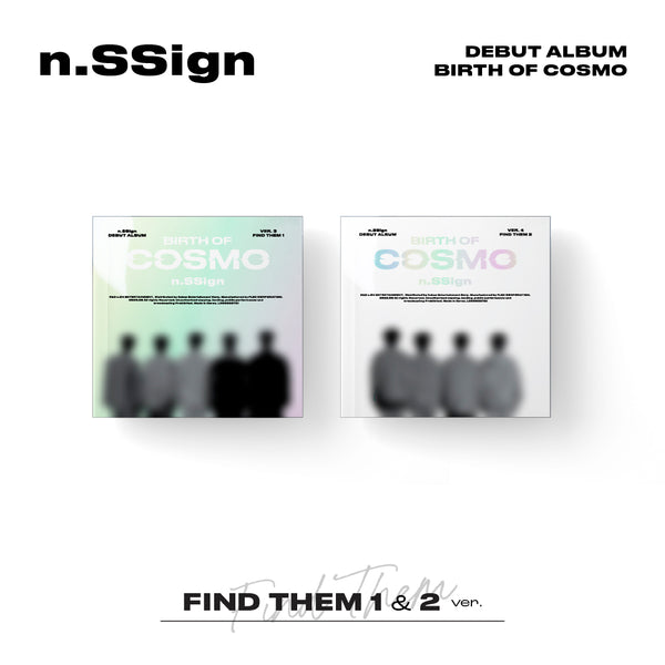 n.SSign | 엔싸인 | DEBUT ALBUM [BIRTH OF COSMO] (Find Them 3, 4 ver)