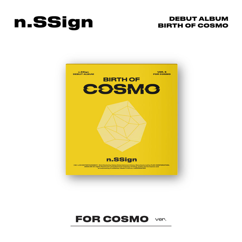 n.SSign | 엔싸인 | DEBUT ALBUM [BIRTH OF COSMO] (For Cosmo ver)