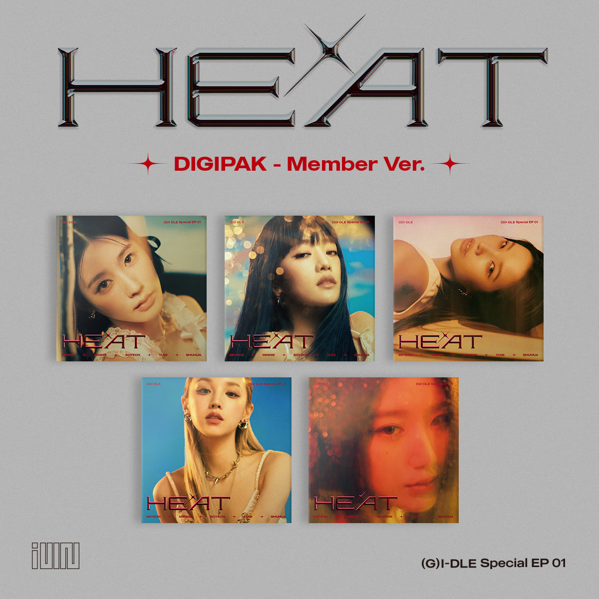(G)I-DLE | (여자)아이들 | Special Album [HEAT] (Digipack ver)