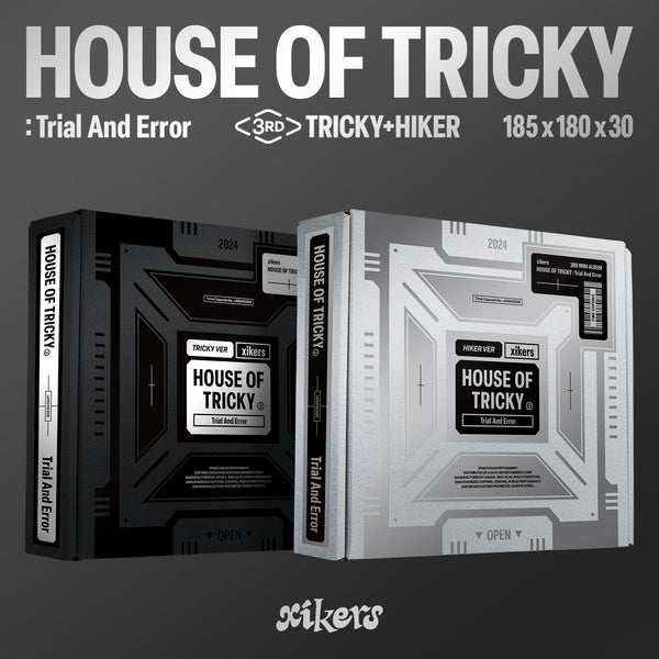 XIKERS | 싸이커스 | 3rd Mini Album [ HOUSE OF TRICKY: TRIAL AND ERROR ] + 1 POB