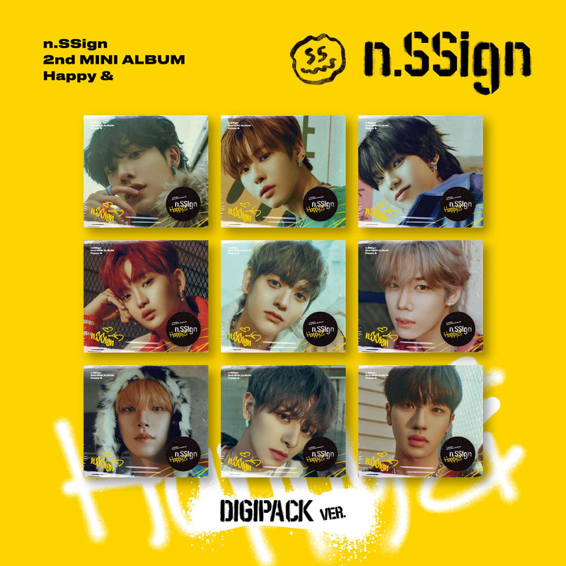 N.SSIGN | 엔싸인 | 2nd Mini Album [ HAPPY & ] Digipack Ver