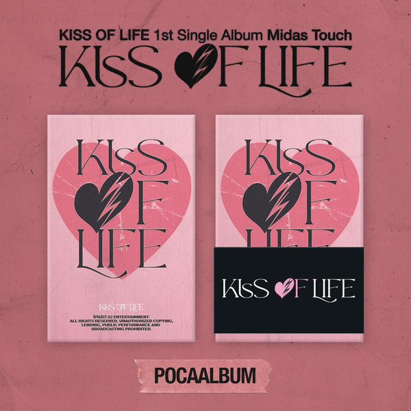 KISS OF LIFE | 키스오브라이프 | 1st Single [ MIDAS TOUCH ] POCA Album Ver