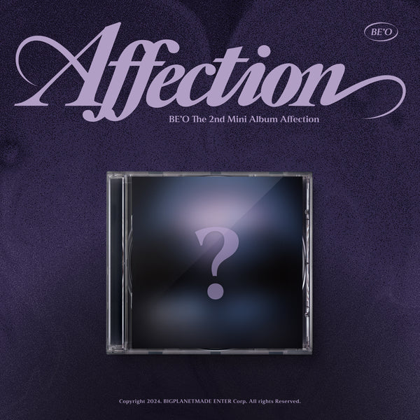 BE'O | 비오 | 2nd Mini Album [ AFFECTION ] Jewel Case Ver