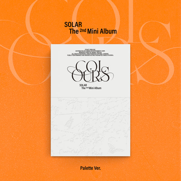 SOLAR | 솔라 | 2nd Mini Album [ COLOURS ] Palette Ver