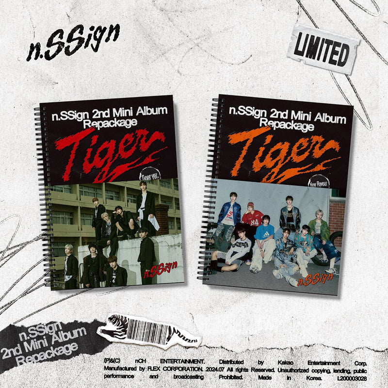 N.SSIGN | 엔싸인 | 2nd Mini Album Repackage [ TIGER ] Limited Album