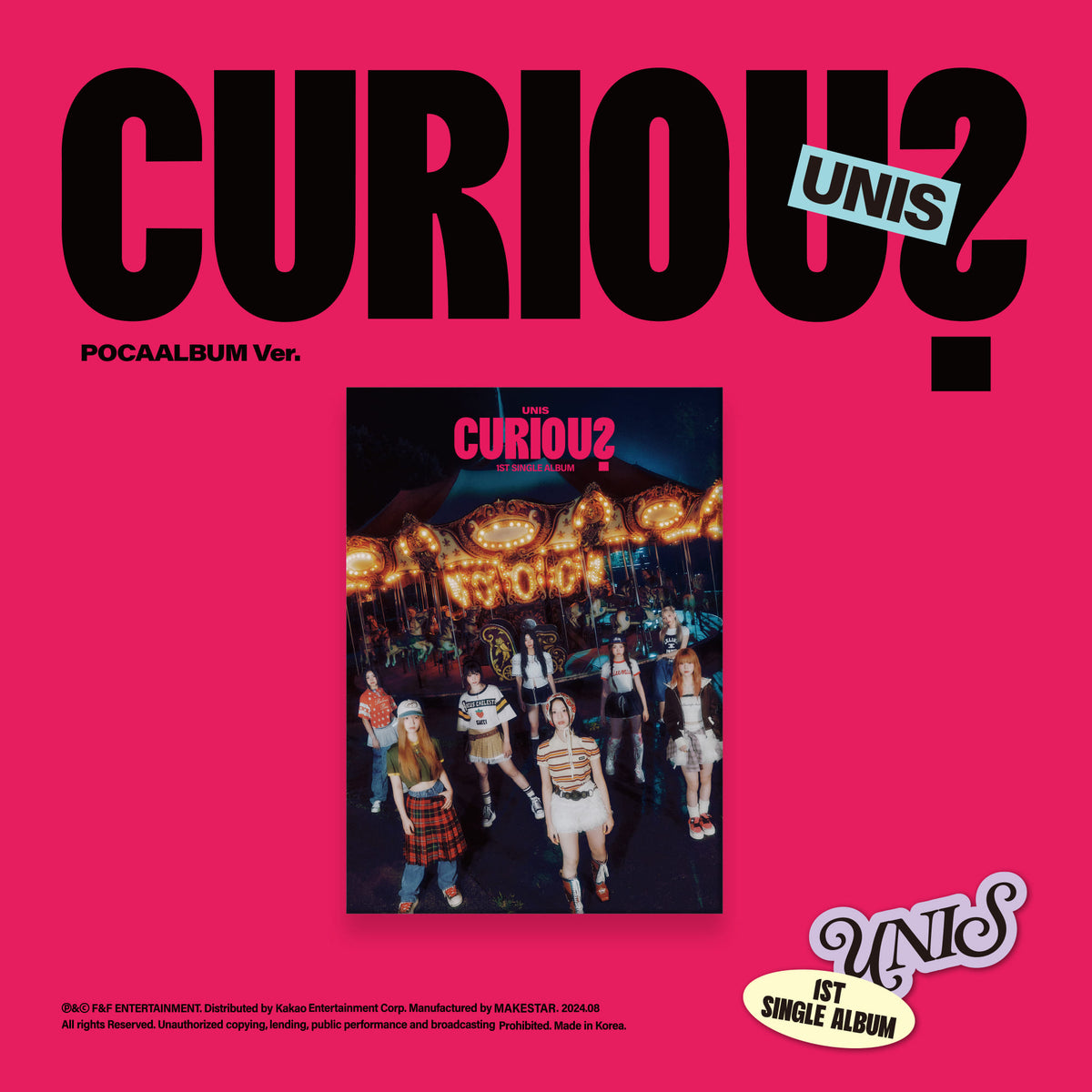 UNIS | 유니스 | 1ST SINGLE ALBUM [ CURIOUS ] POCA ALBUM VER