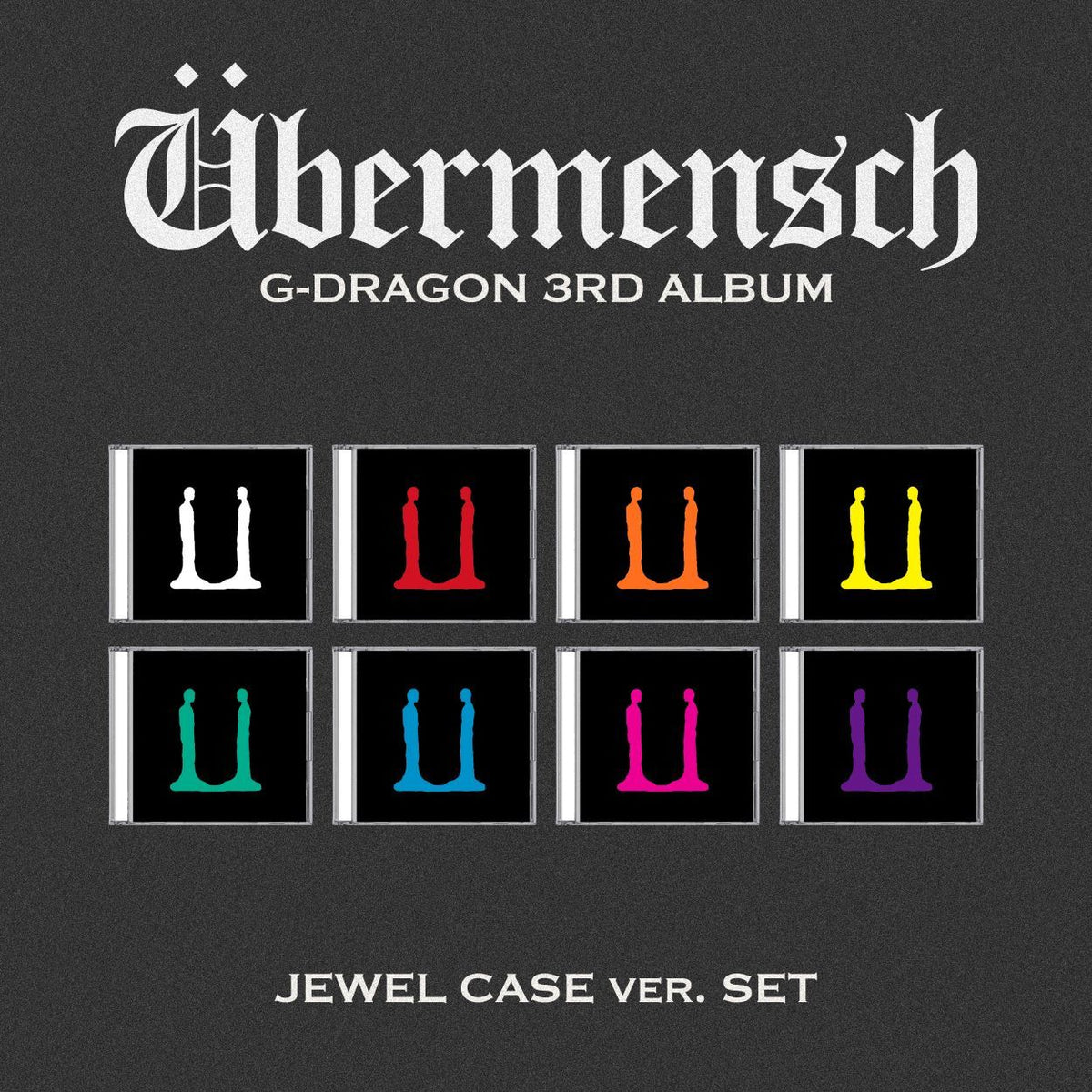 G-DRAGON | 지드래곤 | 3rd Album [ Übermensch ] Jewel Case Ver