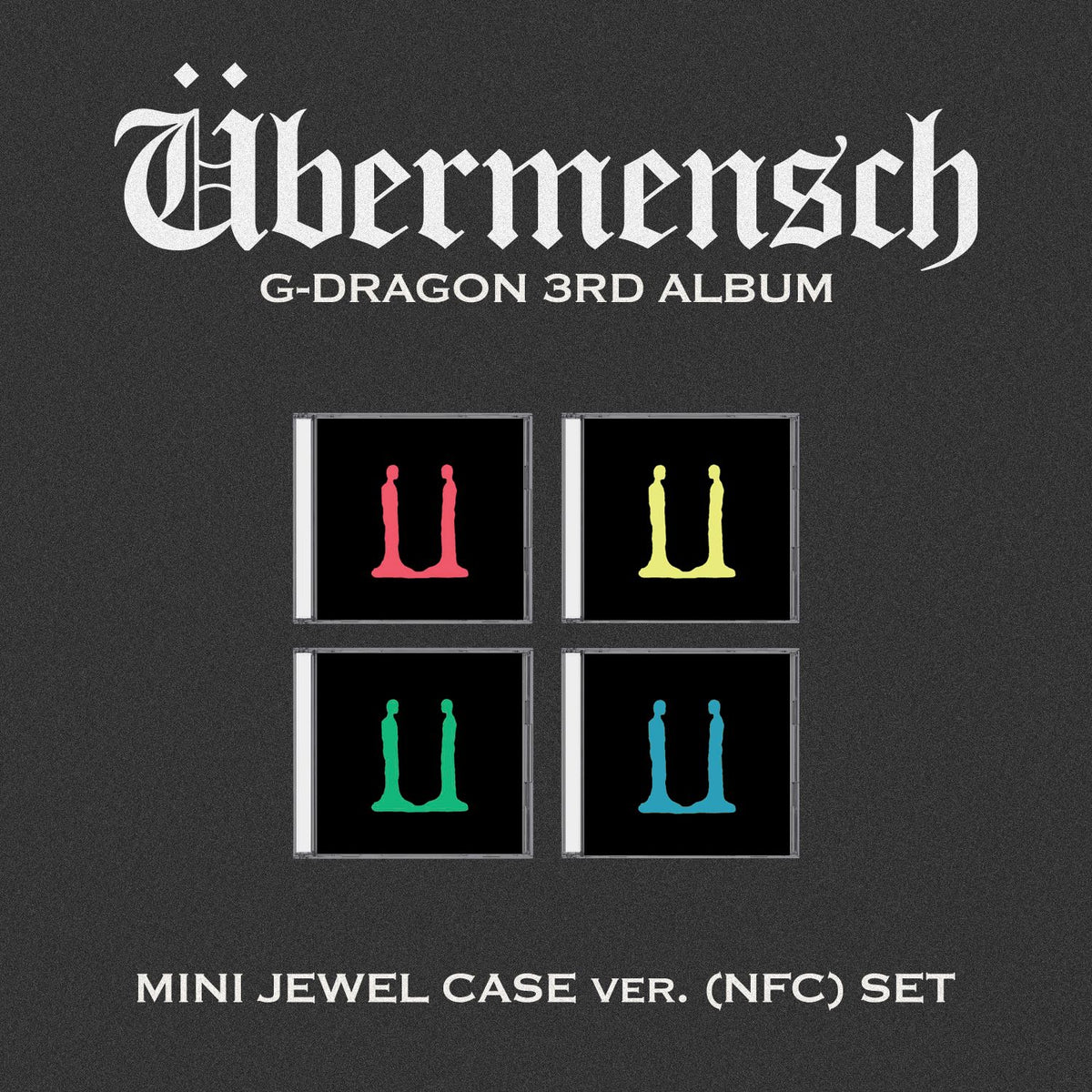 G-DRAGON | 지드래곤 | 3rd Album [ Übermensch ] Mini Jewel Case Ver + POB