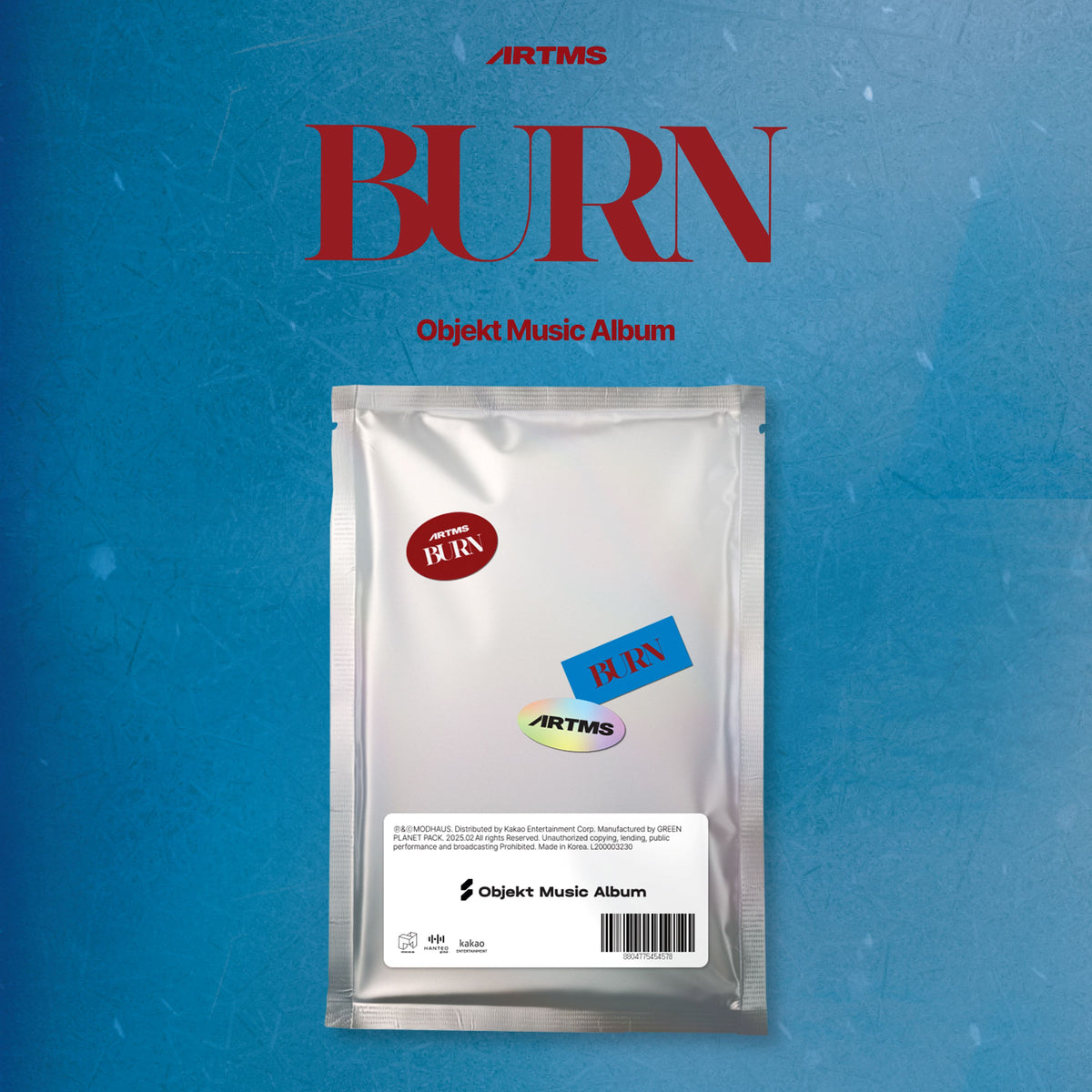 ARTMS | 아르테미스 | 1st Single Album [ BURN ] Objekt Music Album Ver