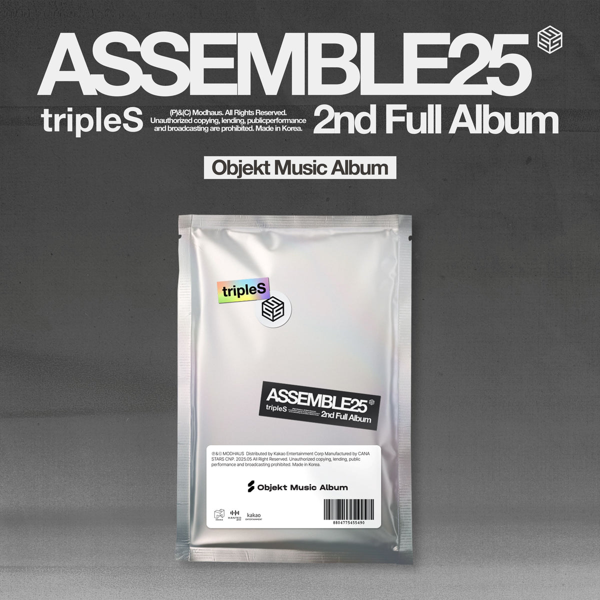 TRIPLES | 트리플에스 | 2nd Full Album [ ASSEMBLE25 ] Objekt Music Album Ver