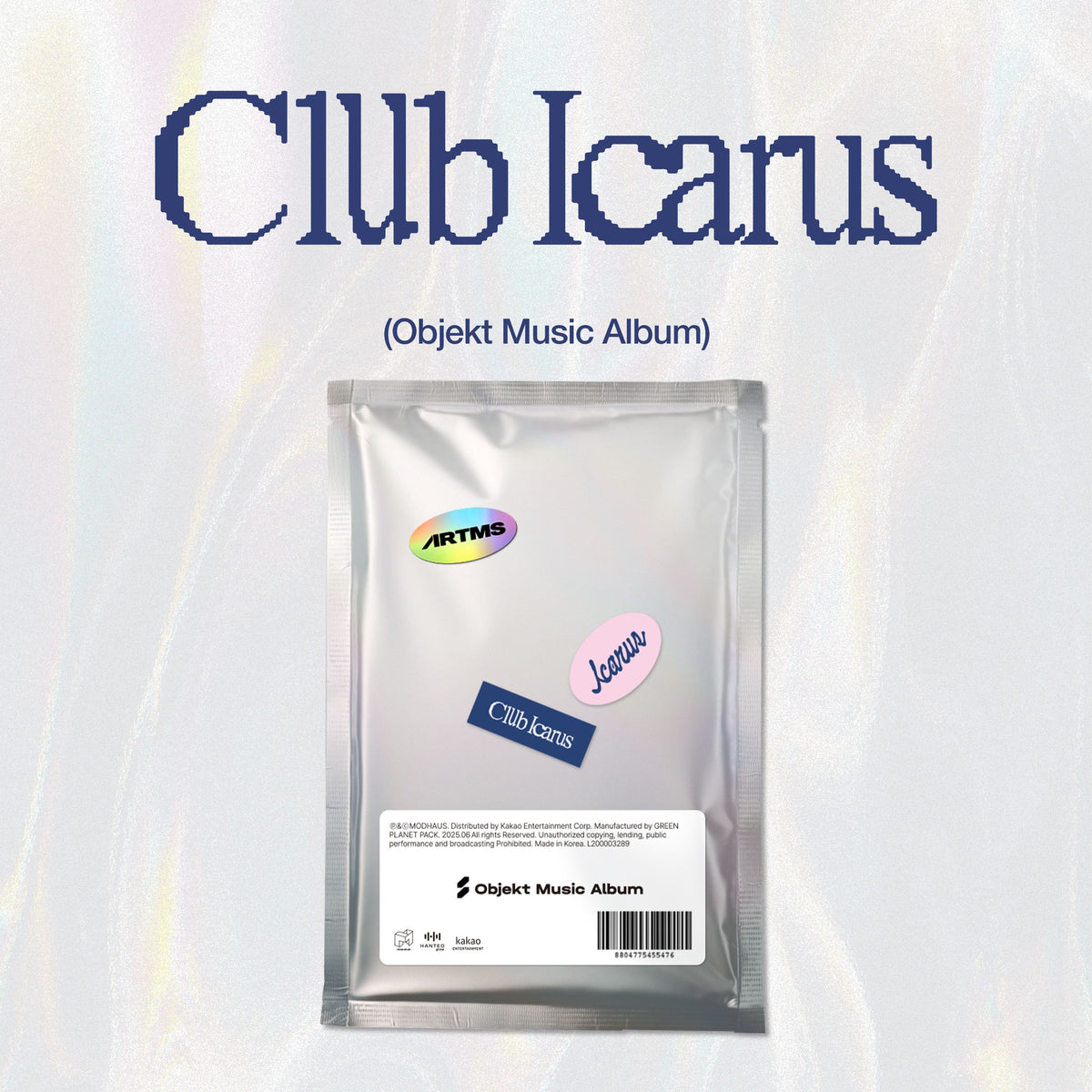 ARTMS | 아르테미스 | 1st Mini Album [ CLUB ICARUS ] Objekt Music Album Ver + APPLEMUSIC POB