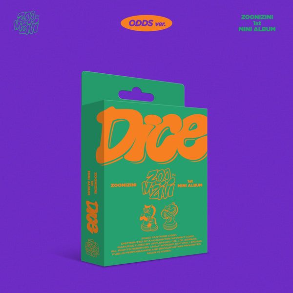 ZOONIZOONI | 주니주니 | 1st Mini Album [ DICE ]