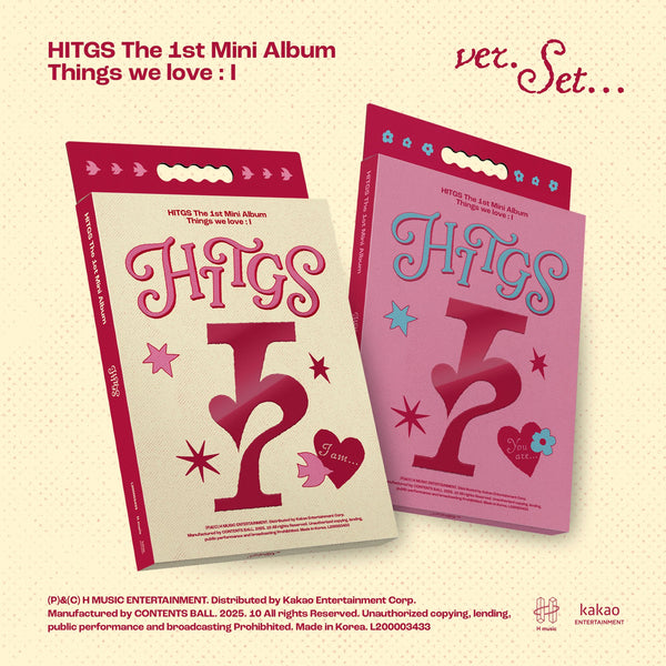 HITGS | 힛지스 | 1st Mini Album [ THINGS WE LOVE: I ]