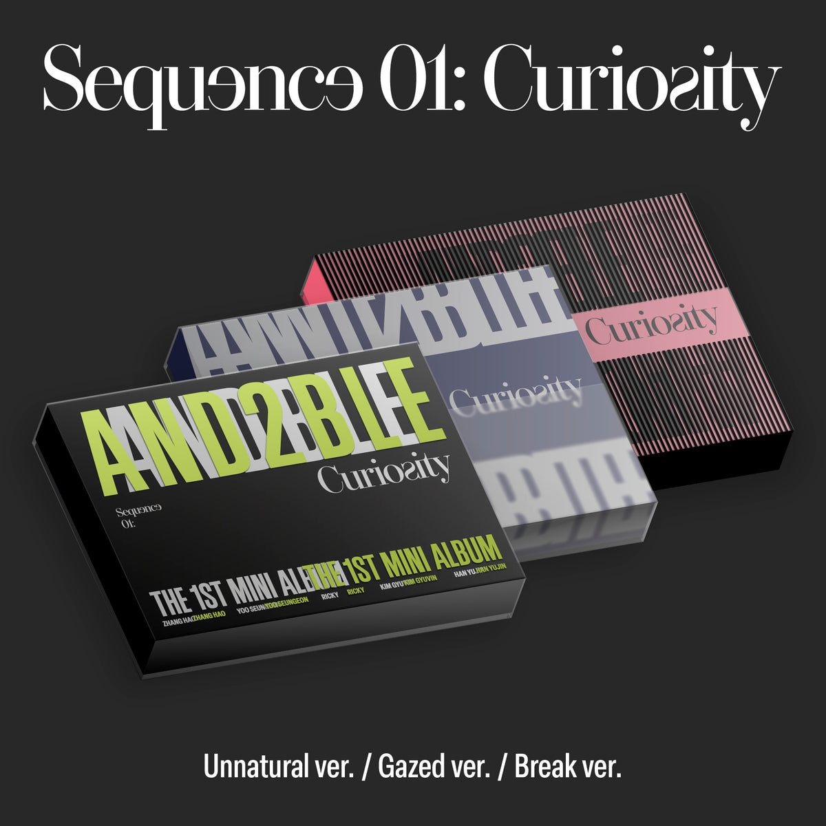 AND2BLE | 앤더블 | 1st Mini Album [ SEQUENCE 01: CURIOSITY ]