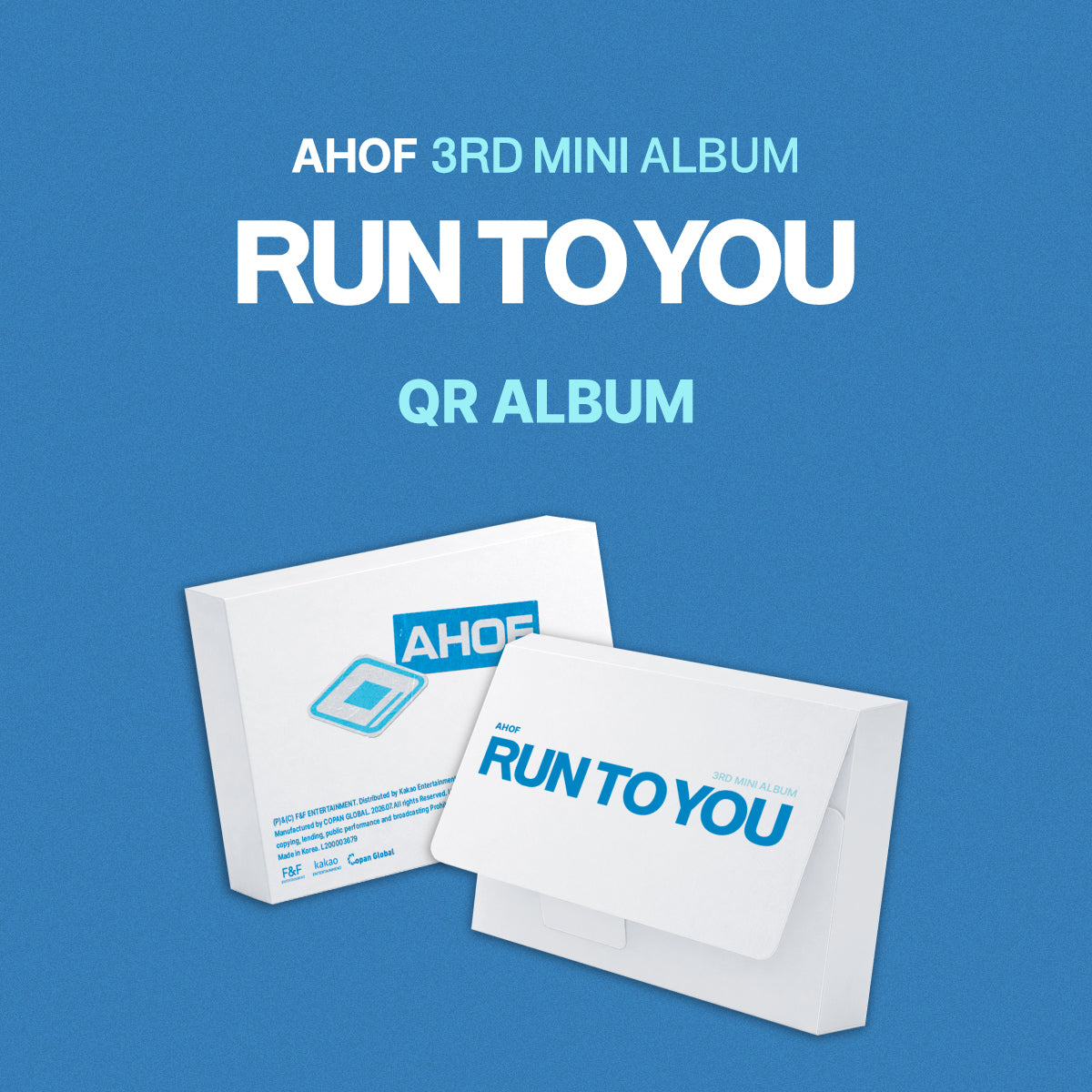 AHOF | 아홉 | 3rd Mini Album [ RUN TO YOU ] QR Album Ver