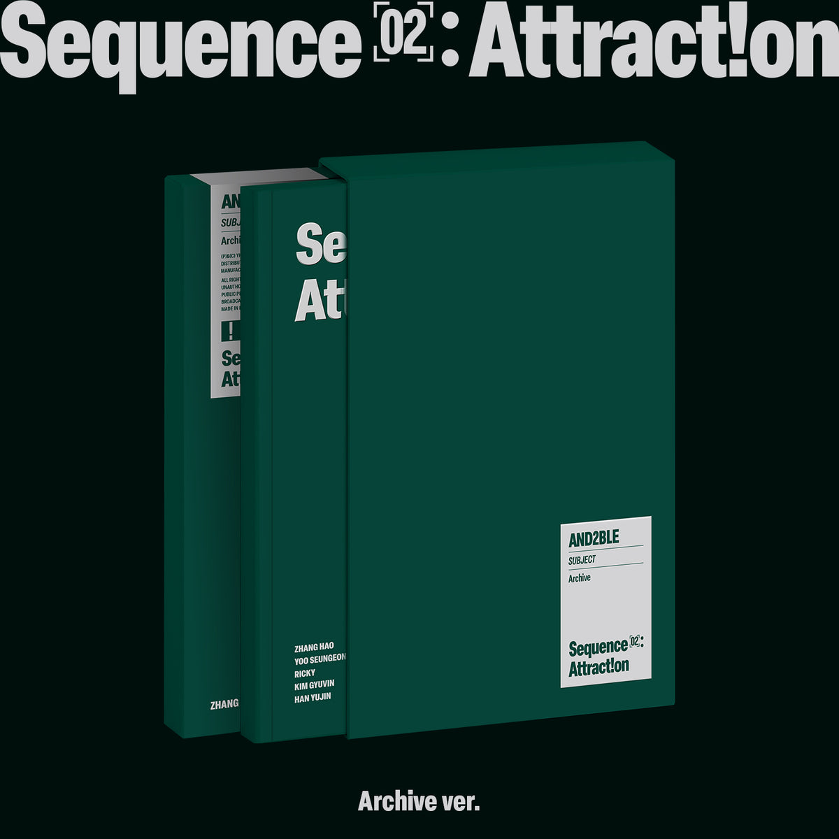 AND2BLE | 앤더블 | 2nd Mini Album [ SEQUENCE 02: ATTRACTION ]