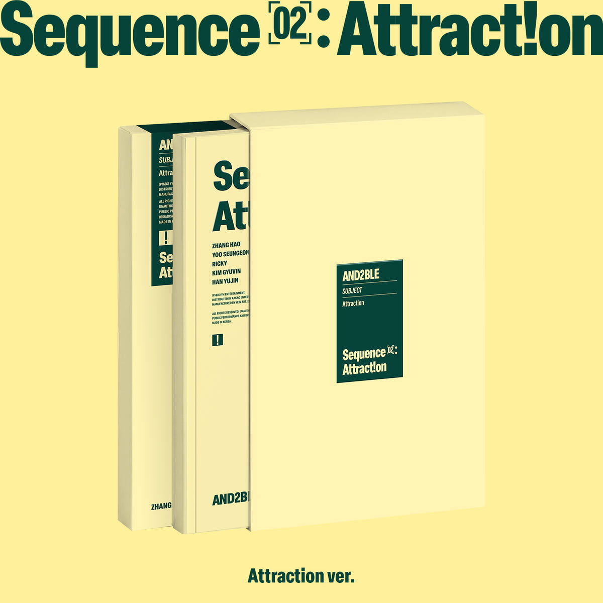 AND2BLE | 앤더블 | 2nd Mini Album [ SEQUENCE 02: ATTRACTION ]