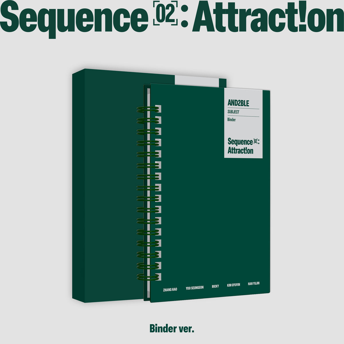AND2BLE | 앤더블 | 2nd Mini Album [ SEQUENCE 02: ATTRACTION ] Binder Ver