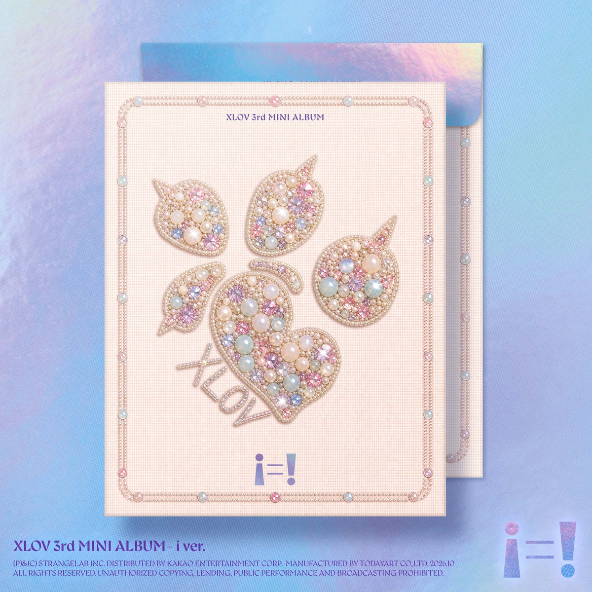XLOV | 엑스러브 | 3rd EP [ i=! ] + APPLEMUSIC POBs