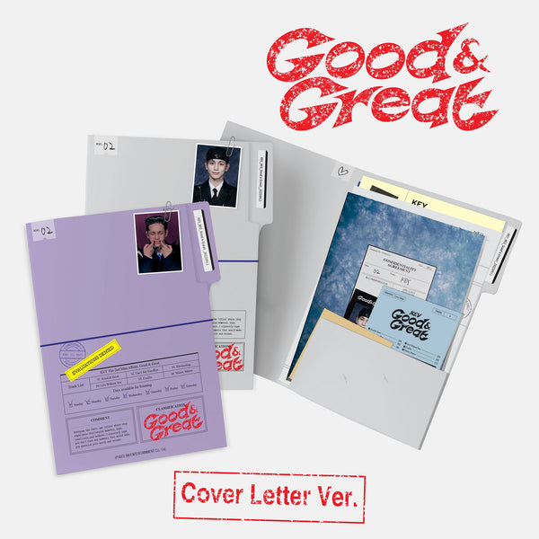 KEY | 키 | 2nd Mini Album [GOOD & GREAT] (Cover Letter Ver.)