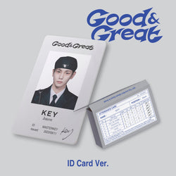 KEY | 키 | 2nd Mini Album [GOOD & GREAT] (ID Card Ver.)