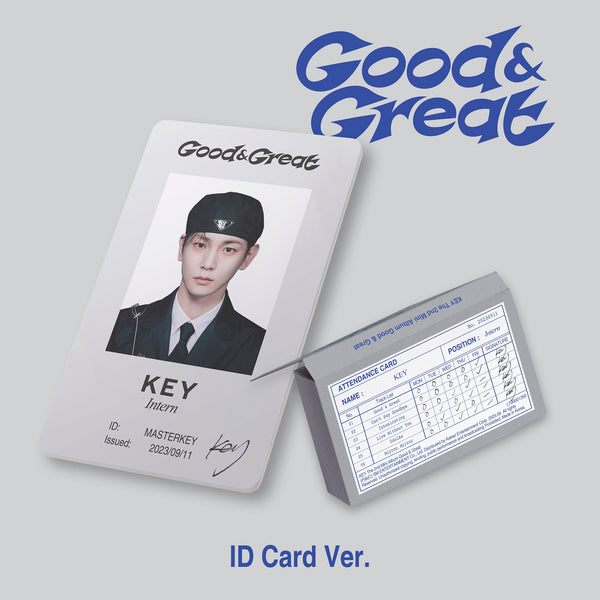 KEY | 키 | 2nd Mini Album [GOOD & GREAT] (ID Card Ver.)