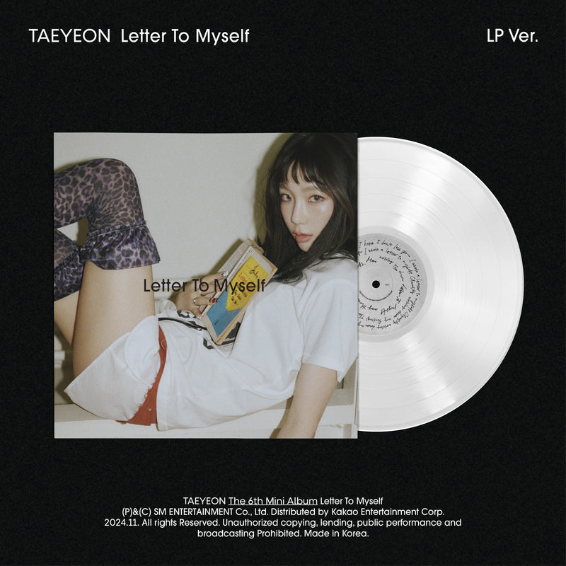 TAEYEON | 태연 | 6th Mini Album [ LETTER TO MYSELF ] LP Ver