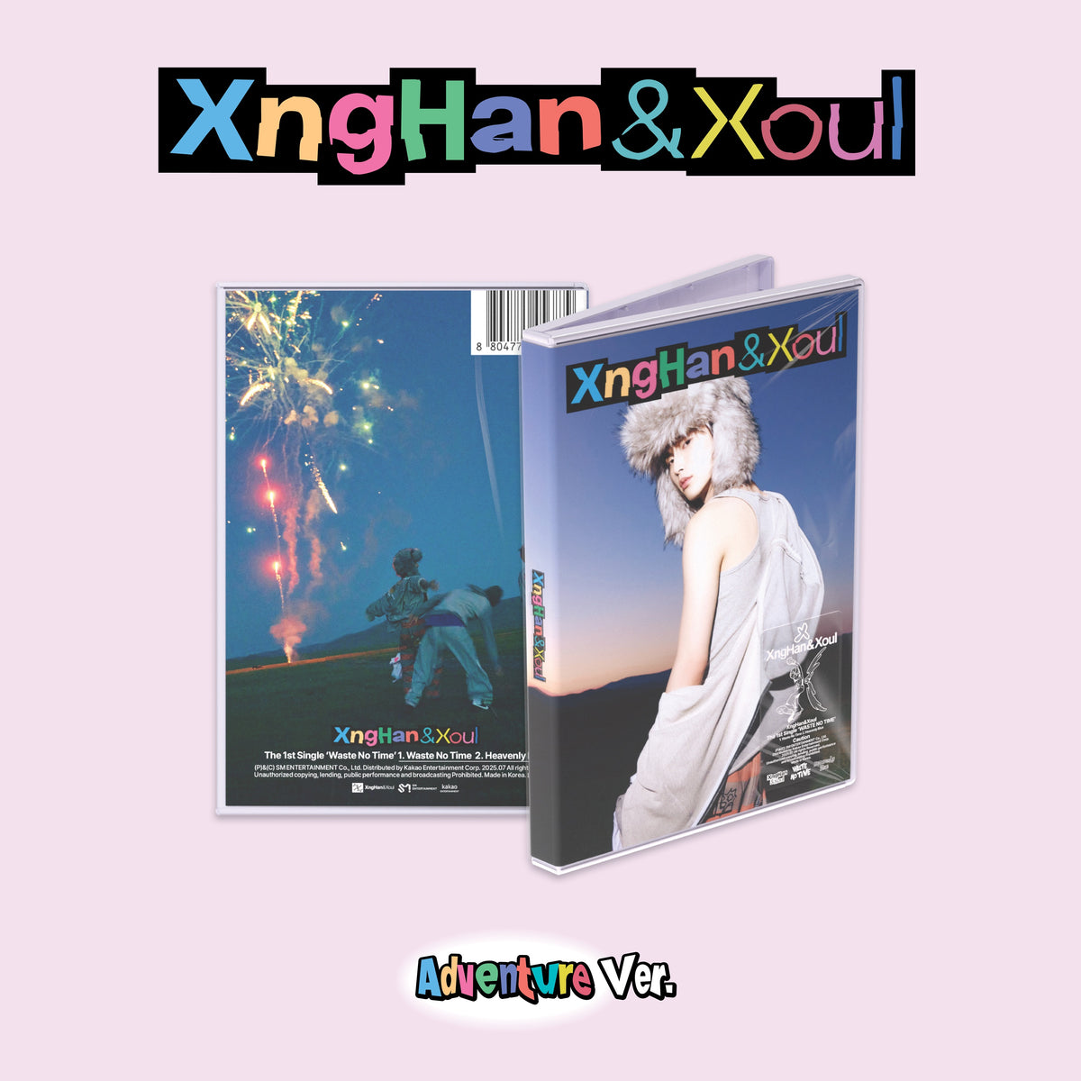 XNGHAN&XOUL | 승한앤소울 | 1st Single Album [ WASTE NO TIME ] Adventure Ver