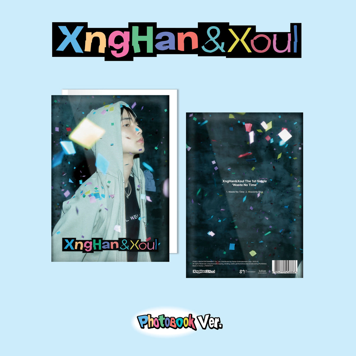XNGHAN&XOUL | 승한앤소울 | 1st Single Album [ WASTE NO TIME ] Photo Book Ver