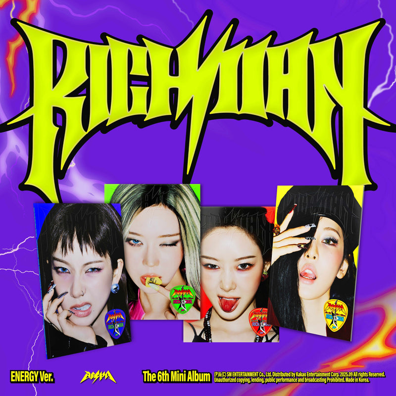 AESPA | 에스파 | 6th Mini Album [ RICH MAN ] Energy Ver