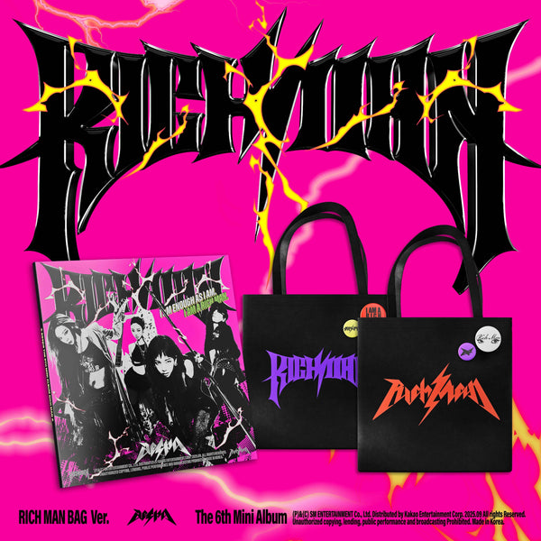AESPA | 에스파 | 6th Mini Album [ RICH MAN ] RICH MAN BAG Ver
