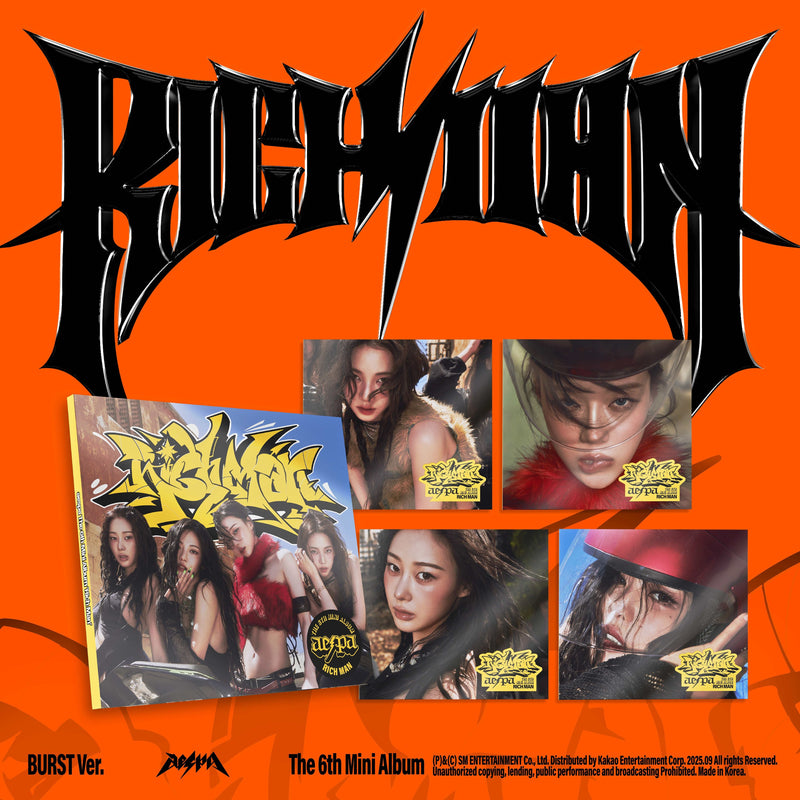 AESPA | 에스파 | 6th Mini Album [ RICH MAN ] Burst Ver