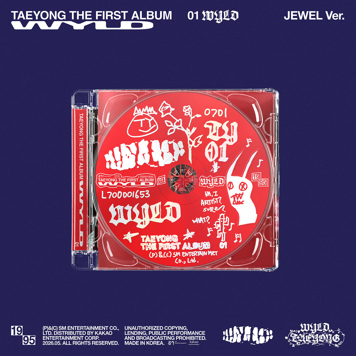 TAEYONG | 태용 | 1st Album [ WYLD ] Jewel Case Ver