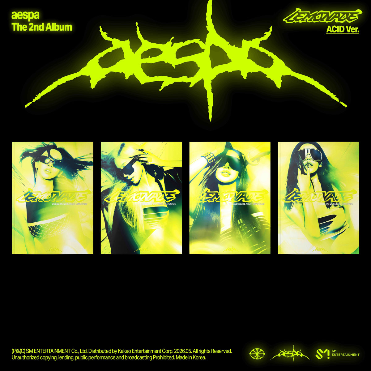 AESPA | 에스파 | 2nd Album [ LEMONADE ] Acid Ver