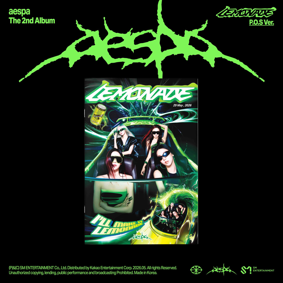AESPA | 에스파 | 2nd Album [ LEMONADE ] P.O.S. Ver