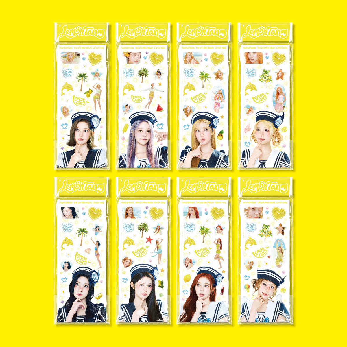 HEARTS2HEARTS | 하츠투하츠 | 2nd Mini Album [ LEMON TANG ] Sticker Ver