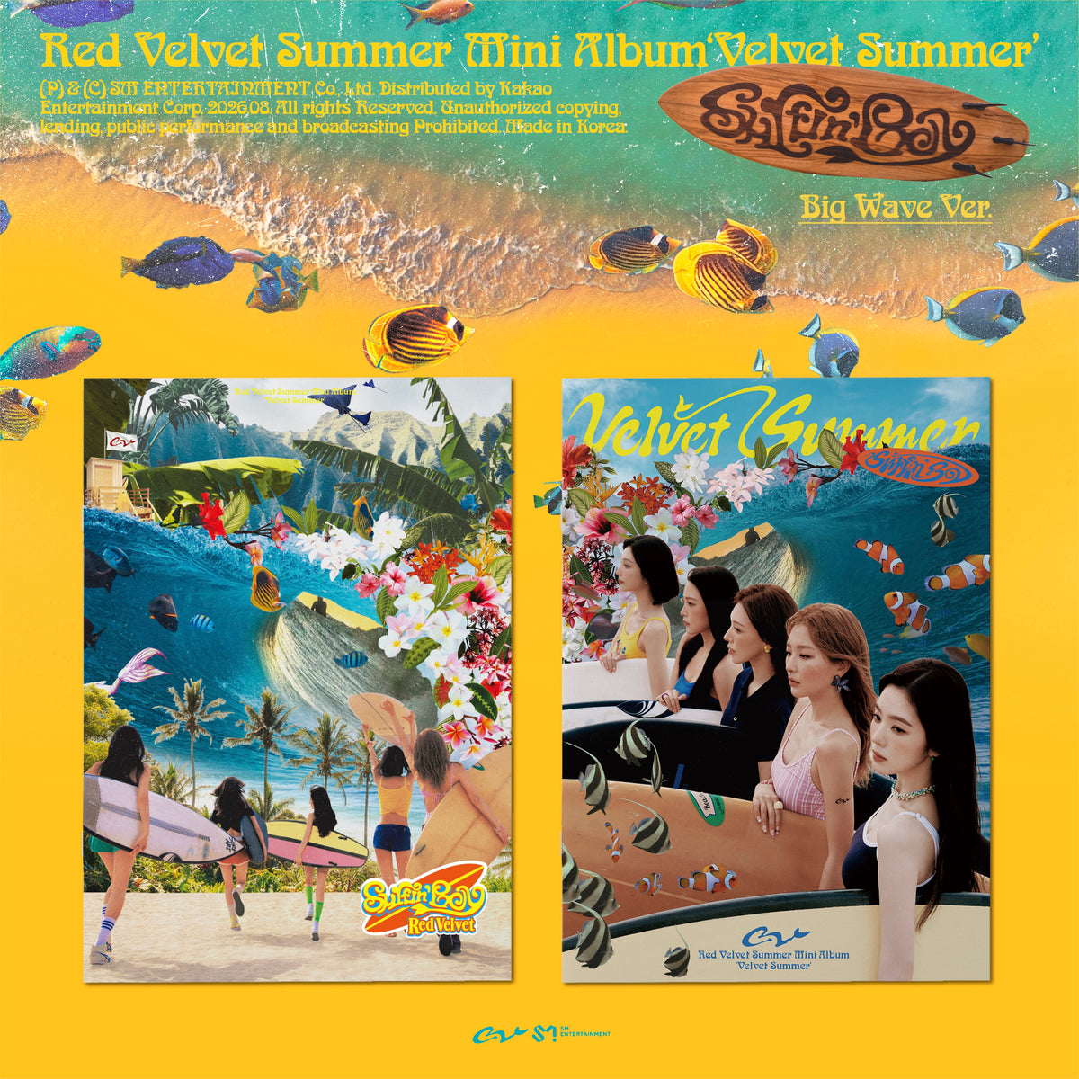 RED VELVET | 레드벨벳 | Summer Mini Album [ VELVET SUMMER ] Big Wave Ver