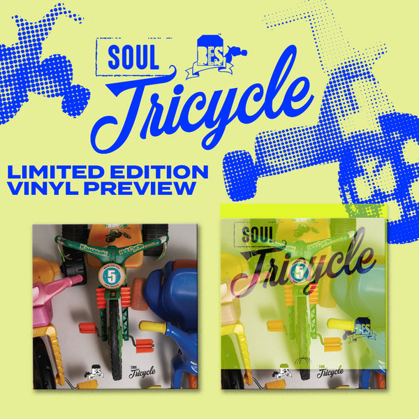BROWN EYED SOUL | 브라운 아이드 소울 | 5th Full Album [ SOUL TRICYCLE ] 2LP BLUE VINYL