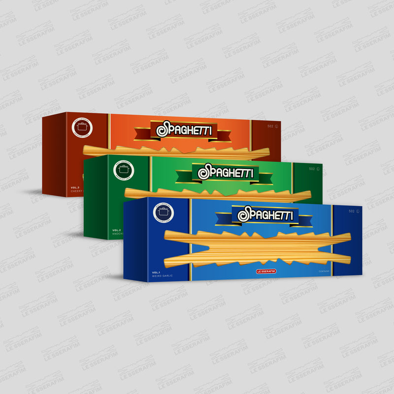 LE SSERAFIM | 르세라핌 | 1st Single Album [ SPAGHETTI ] +